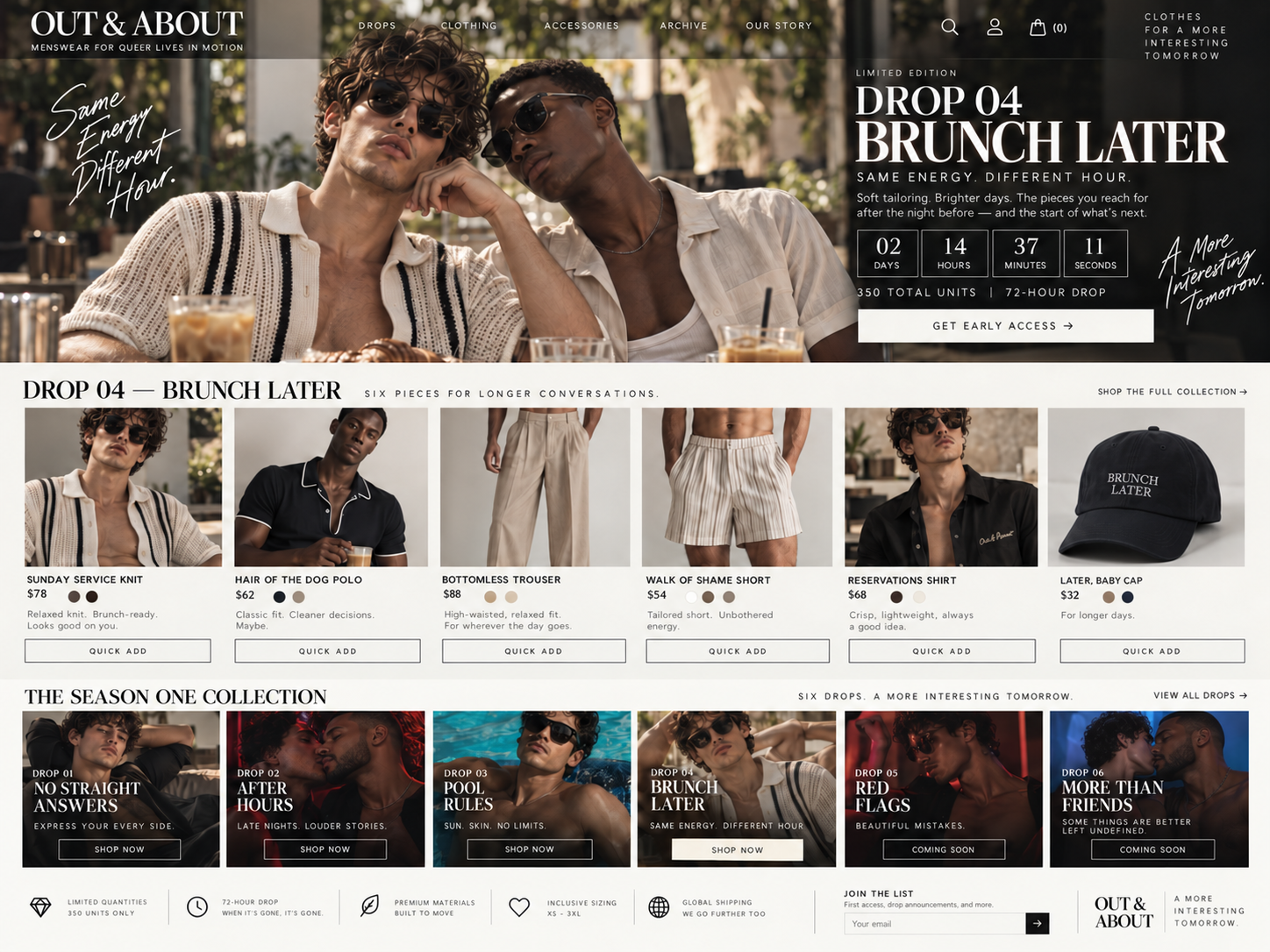 Brunch Later original campaign