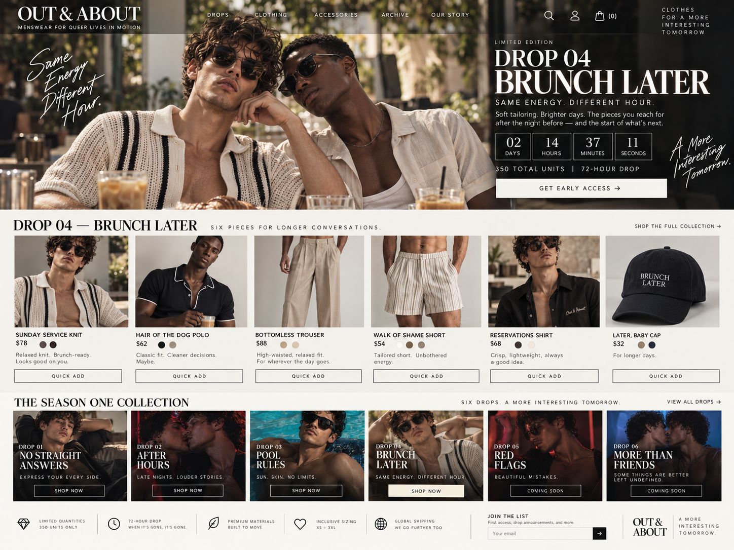 Brunch Later original campaign